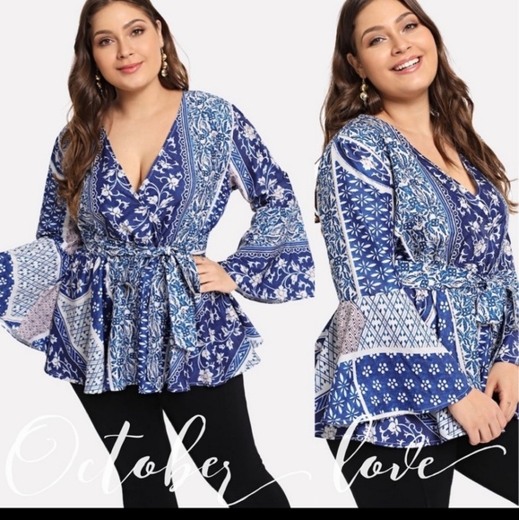 Tops - Nwt Plus size Boho Blouse